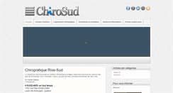 Desktop Screenshot of chirosud.com